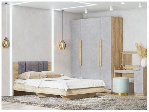 Спальня ТЕСС (Дуб крафт золотой/Пепельный светлый) в Соликамске - solikamsk.mebel24.online | фото