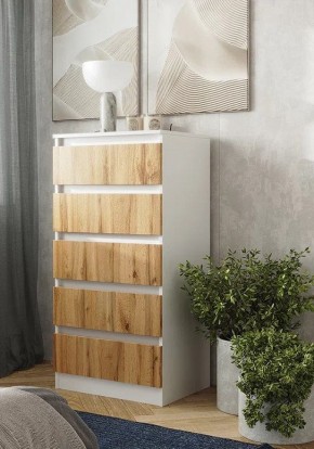 Спальный гарнитур Парус (Белый/Дуб Вотан) модульный в Соликамске - solikamsk.mebel24.online | фото 23