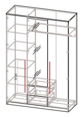 Спальный гарнитур Роксана (модульный) ЯШС в Соликамске - solikamsk.mebel24.online | фото 5