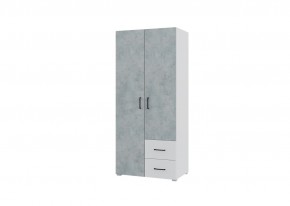 Спальный гарнитур VICTOR (модульный) Белый-Бетон в Соликамске - solikamsk.mebel24.online | фото 8