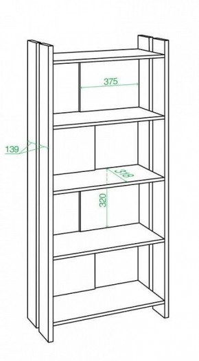 Стеллаж Домино Лайт СТЛ-ОВ в Соликамске - solikamsk.mebel24.online | фото 3