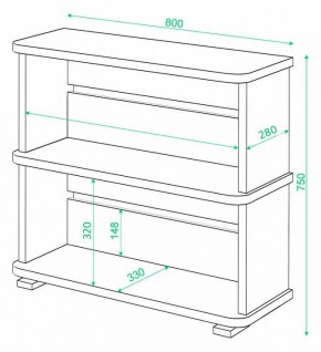 Стеллаж Домино СБ-25/2 в Соликамске - solikamsk.mebel24.online | фото 3