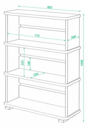 Стеллаж Домино СБ-25/3 в Соликамске - solikamsk.mebel24.online | фото 3