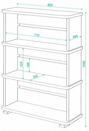 Стеллаж Домино СБ-25/3 в Соликамске - solikamsk.mebel24.online | фото 2