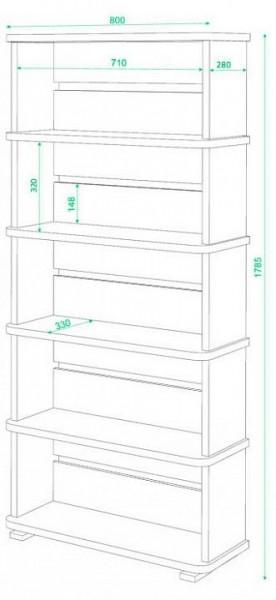 Стеллаж Домино СБ-25/5 в Соликамске - solikamsk.mebel24.online | фото 3