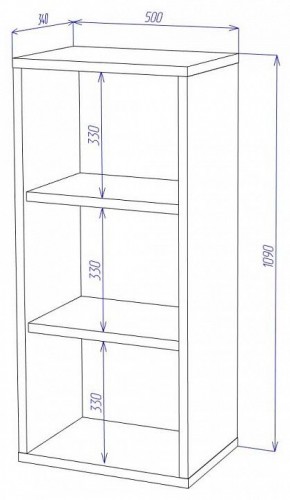 Стеллаж Домино СУ(ш1в1) в Соликамске - solikamsk.mebel24.online | фото 2