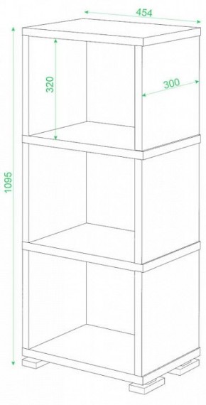 Стеллаж-колонка Домино Лайт СБ-15/3 в Соликамске - solikamsk.mebel24.online | фото 2