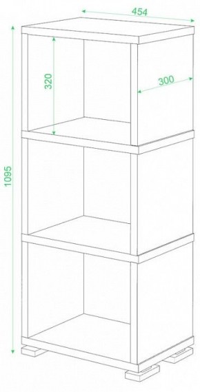 Стеллаж-колонка Домино СБ-15/3 в Соликамске - solikamsk.mebel24.online | фото 2