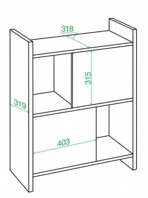 Стеллаж комбинированный Домино Лайт СТЛ-3Н в Соликамске - solikamsk.mebel24.online | фото 3