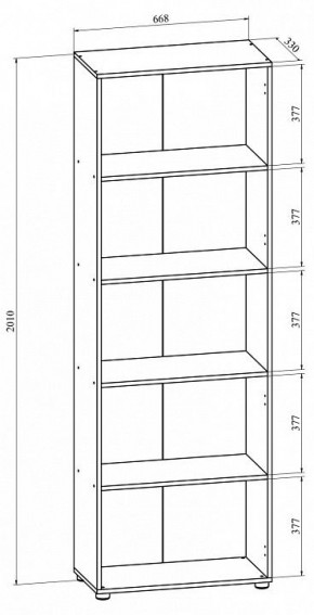 Стеллаж Офис ОФ-30 (открытый) в Соликамске - solikamsk.mebel24.online | фото 2