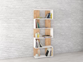 Стеллаж Ромео-1 Дуб крафт золотой/Белый в Соликамске - solikamsk.mebel24.online | фото