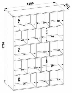 Стеллаж СТ-11 в Соликамске - solikamsk.mebel24.online | фото 3