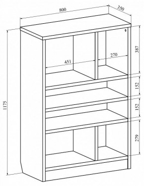 Стеллаж Виктория ВИ-05 в Соликамске - solikamsk.mebel24.online | фото 3