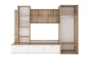 Стенка Денвер (СТЛ.151.01) Дуб сонома/Белый в Соликамске - solikamsk.mebel24.online | фото 2