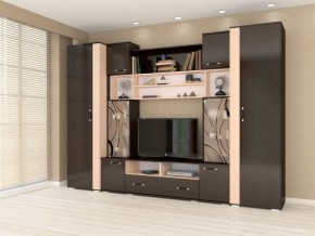 Стенка Оскар-18-1 венге-дуб молочный в Соликамске - solikamsk.mebel24.online | фото