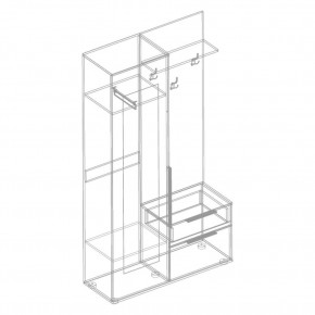 СТИЛ Прихожая (модульная) в Соликамске - solikamsk.mebel24.online | фото 3