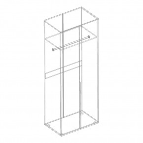 СТИЛ Шкаф 2-ств для одежды в Соликамске - solikamsk.mebel24.online | фото 2