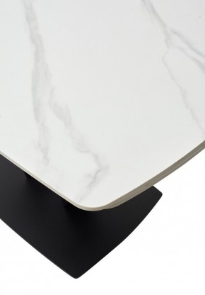 Стол ALATRI 120 MATT WHITE MARBLE SOLID CERAMIC / BLACK, ®DISAUR в Соликамске - solikamsk.mebel24.online | фото 11