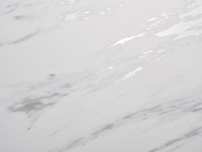 Стол BELLUNO 160 MARBLES KL-99 Белый мрамор матовый, итальянская керамика/ белый каркас, ®DISAUR в Соликамске - solikamsk.mebel24.online | фото 3