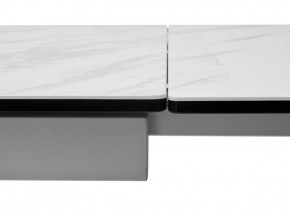 Стол BELLUNO 160 MARBLES KL-99 Белый мрамор матовый, итальянская керамика/ белый каркас, ®DISAUR в Соликамске - solikamsk.mebel24.online | фото 9