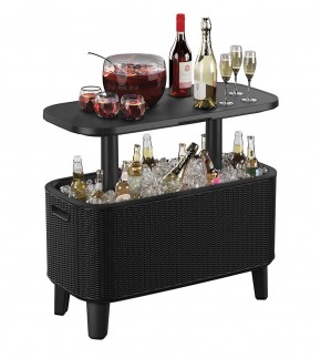 Стол Беви Бар (Bevy Bar Large Cool Bar), графит в Соликамске - solikamsk.mebel24.online | фото 3