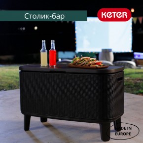 Стол Беви Бар (Bevy Bar Large Cool Bar), графит в Соликамске - solikamsk.mebel24.online | фото 4