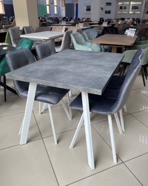 Стол BRICK M 140 Бетон Портленд/ Белый М-City в Соликамске - solikamsk.mebel24.online | фото 3