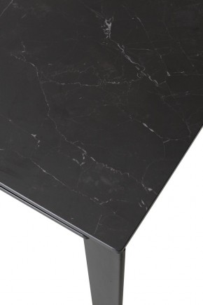 Стол CORNER 120 MATT BLACK MARBLE SOLID CERAMIC / BLACK, ®DISAUR в Соликамске - solikamsk.mebel24.online | фото 5