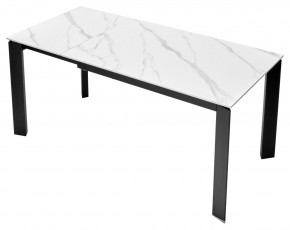 Стол CORNER 120 MATT WHITE MARBLE SOLID CERAMIC / BLACK, ®DISAUR в Соликамске - solikamsk.mebel24.online | фото 7