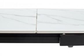 Стол CORNER 120 MATT WHITE MARBLE SOLID CERAMIC / BLACK, ®DISAUR в Соликамске - solikamsk.mebel24.online | фото 8