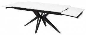 Стол FORIO 160 MATT WHITE MARBLE SOLID CERAMIC / BLACK, ®DISAUR в Соликамске - solikamsk.mebel24.online | фото 8