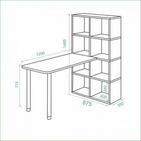Стол компьютерный Bartolo в Соликамске - solikamsk.mebel24.online | фото 2