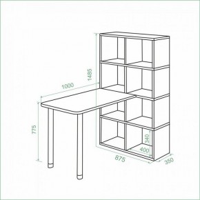 Стол компьютерный Bartolo в Соликамске - solikamsk.mebel24.online | фото 2