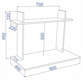 Стол компьютерный Cross СтТ1 в Соликамске - solikamsk.mebel24.online | фото 2