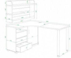 Стол компьютерный Домино нельсон СР-145М в Соликамске - solikamsk.mebel24.online | фото 2