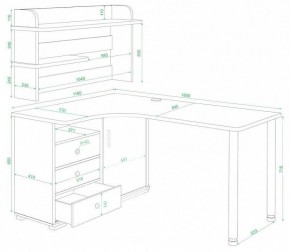 Стол компьютерный Домино нельсон СР-165М в Соликамске - solikamsk.mebel24.online | фото 2