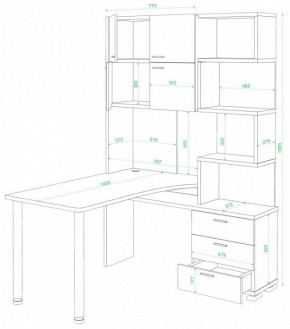 Стол компьютерный Домино нельсон СР-500М/140 в Соликамске - solikamsk.mebel24.online | фото 2