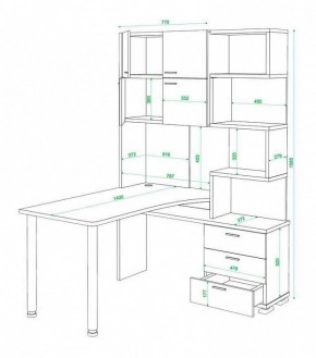 Стол компьютерный Домино нельсон СР-500М140 в Соликамске - solikamsk.mebel24.online | фото 3