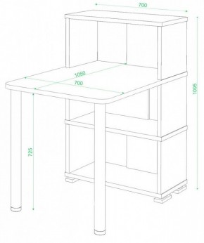 Стол компьютерный Домино СБ-10М/3 в Соликамске - solikamsk.mebel24.online | фото 2
