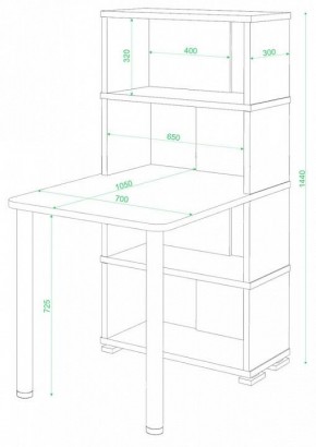 Стол компьютерный Домино СБ-10М/4 в Соликамске - solikamsk.mebel24.online | фото 2