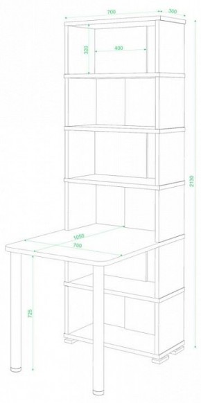 Стол компьютерный Домино СБ-10М/6 в Соликамске - solikamsk.mebel24.online | фото 2