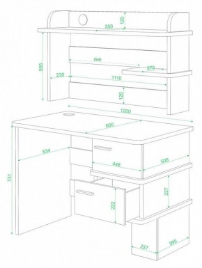 Стол компьютерный Домино СД-15 в Соликамске - solikamsk.mebel24.online | фото 2