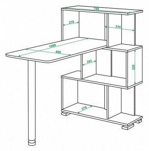 Стол компьютерный Домино СЛ-5-3СТ в Соликамске - solikamsk.mebel24.online | фото 2