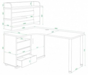 Стол компьютерный Домино СР-145М в Соликамске - solikamsk.mebel24.online | фото 2