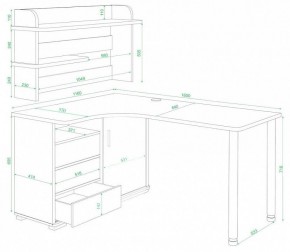 Стол компьютерный Домино СР-145М в Соликамске - solikamsk.mebel24.online | фото 2
