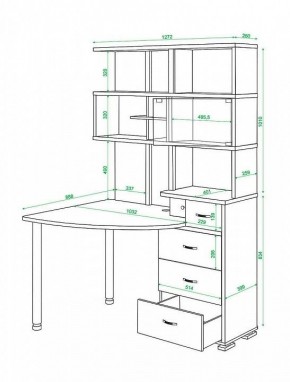 Стол компьютерный Домино СР-320 в Соликамске - solikamsk.mebel24.online | фото 4