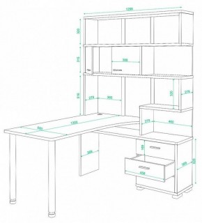Стол компьютерный Домино СР-420/130 в Соликамске - solikamsk.mebel24.online | фото 2