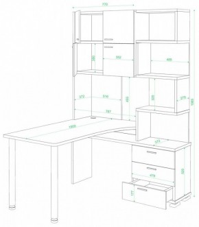Стол компьютерный Домино СР-500М/190 в Соликамске - solikamsk.mebel24.online | фото 2