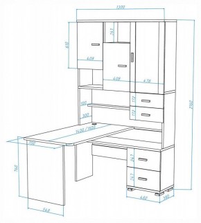 Стол компьютерный Домино СР-620-160 в Соликамске - solikamsk.mebel24.online | фото 2