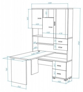 Стол компьютерный Домино СР-620/180 в Соликамске - solikamsk.mebel24.online | фото 2